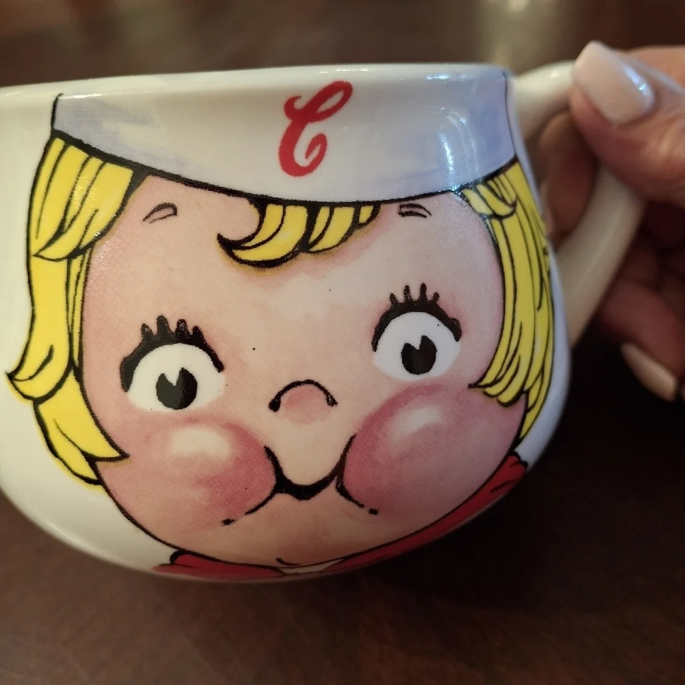 Campbells Soup Company 1998 Houston Harvest Vintage Collectible Kid Soup Mug